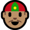 Man With Chinese Cap - Medium emoji on Microsoft